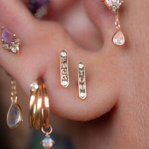 F*CK Threadless End with Diamond